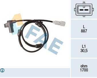 FAE 78368 Sensor, wheel speed