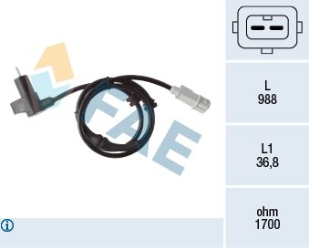 FAE 78373 Sensor, wheel speed