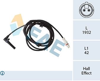 FAE 78428 Sensor, wheel speed