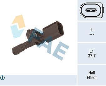 FAE 78451 Sensor, wheel speed