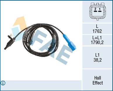 Sensor, wheel speed FAE 78516
