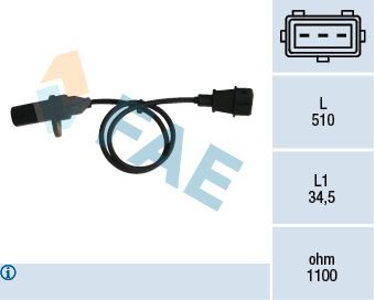 Sensor, crankshaft pulse FAE 79007