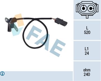 FAE 79024 Sensor, crankshaft pulse