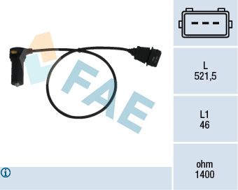 FAE 79066 Sensor, crankshaft pulse