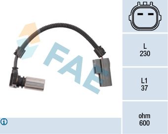 RPM Sensor, automatic transmission FAE 79085
