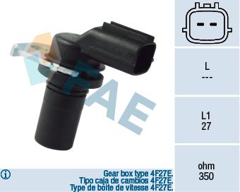 FAE 79136 RPM Sensor, automatic transmission