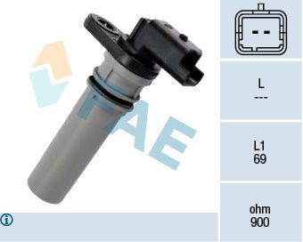 RPM Sensor, automatic transmission FAE 79256