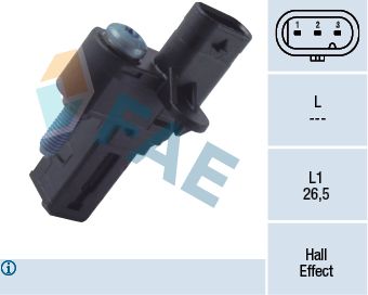 Sensor, camshaft position FAE 79287