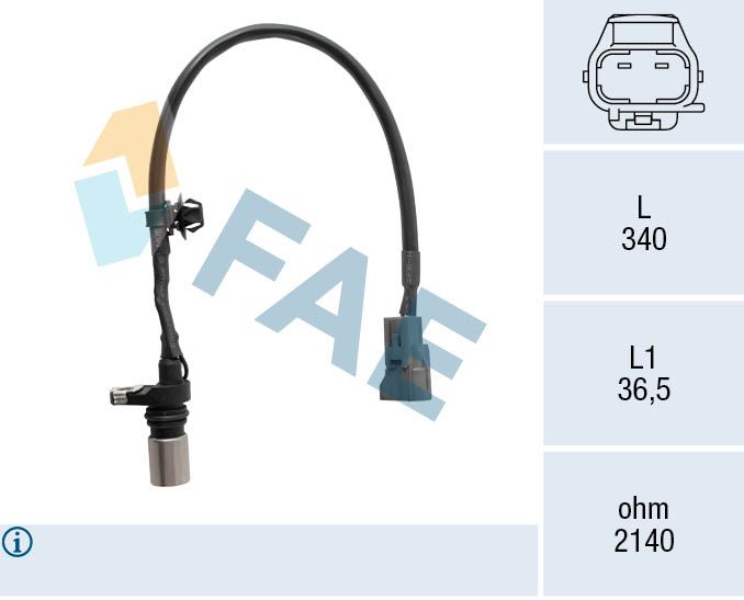 FAE 79534 Sensor, crankshaft pulse