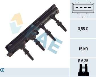 Ignition Coil FAE 80237