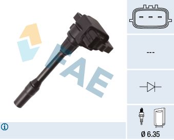 Ignition Coil FAE 80452