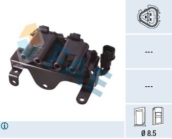Ignition Coil FAE 80466