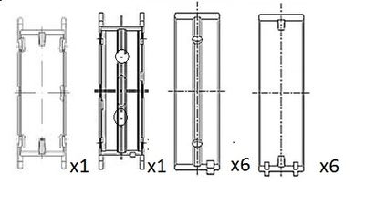 Crankshaft Bearing FAI AutoParts BM1064-STD