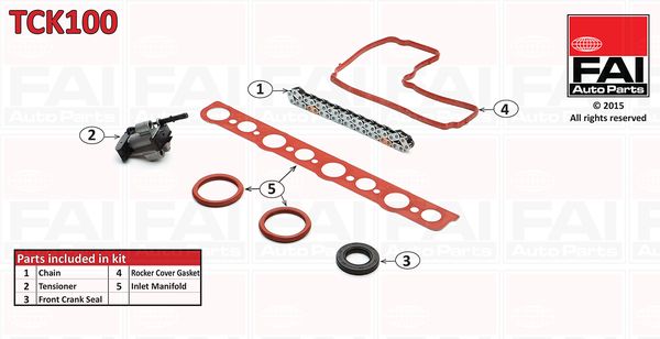 FAI AutoParts TCK100 Timing Chain Kit