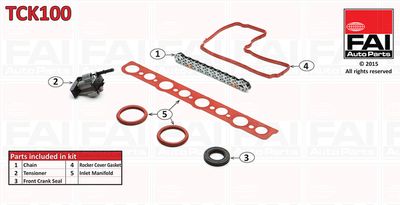 Timing Chain Kit FAI AutoParts TCK100