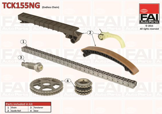 FAI AutoParts TCK155NG Timing Chain Kit