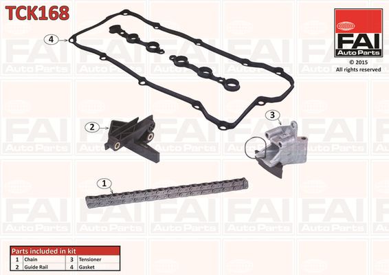 FAI AutoParts TCK168 Timing Chain Kit
