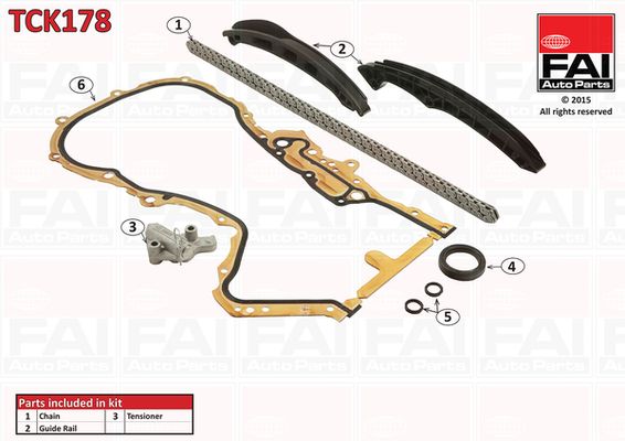 FAI AutoParts TCK178 Timing Chain Kit