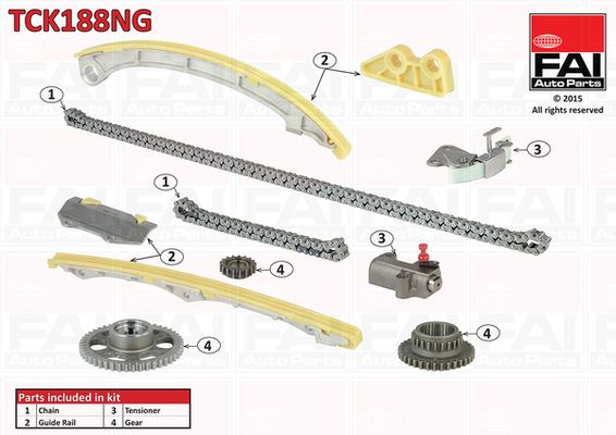 FAI AutoParts TCK188NG Timing Chain Kit