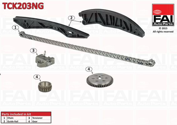 FAI AutoParts TCK203NG Timing Chain Kit