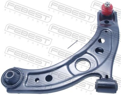 Control/Trailing Arm, wheel suspension FEBEST 0124-KGC10LH