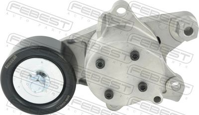 Belt Tensioner, V-ribbed belt FEBEST 0190-1GDETV