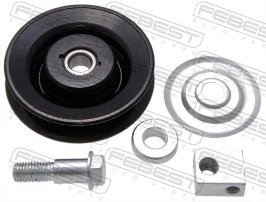 FEBEST 0487-V75 Tensioner Pulley, V-ribbed belt
