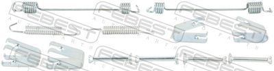 Accessory Kit, parking brake shoes FEBEST 0504-DYR
