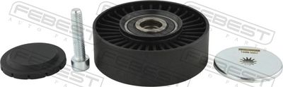 Deflection/Guide Pulley, V-ribbed belt FEBEST 1988-M57
