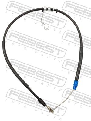 Cable Pull, parking brake FEBEST 2199-TT9LRH