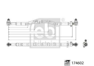 Tie Rod FEBI BILSTEIN 174602