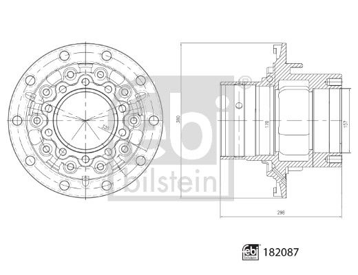 FEBI BILSTEIN 182087 Wheel Hub