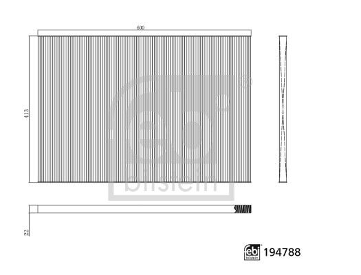 FEBI BILSTEIN 194788 Filter, cabin air