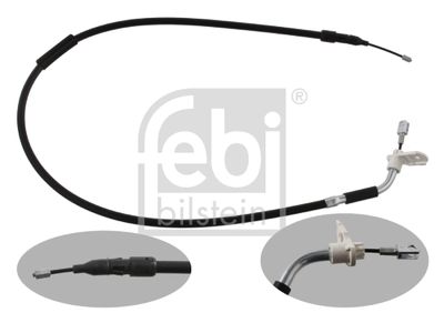 Cable Pull, parking brake FEBI BILSTEIN 34909