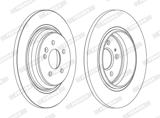 FERODO DDF1099C Brake Disc