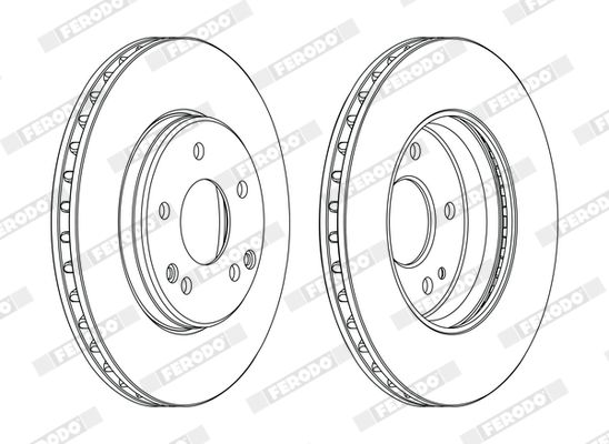 FERODO DDF1134C Brake Disc