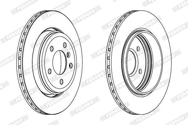 FERODO DDF1280C Brake Disc