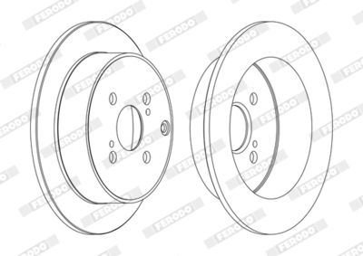 Brake Disc FERODO DDF1409C