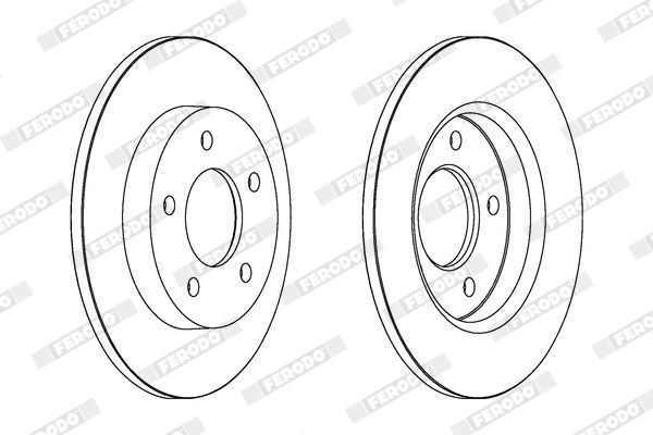 FERODO DDF1420C Brake Disc