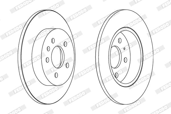 FERODO DDF1423C Brake Disc