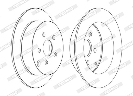 FERODO DDF1485C Brake Disc