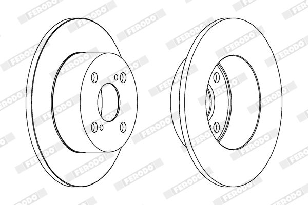 FERODO DDF1487 Brake Disc