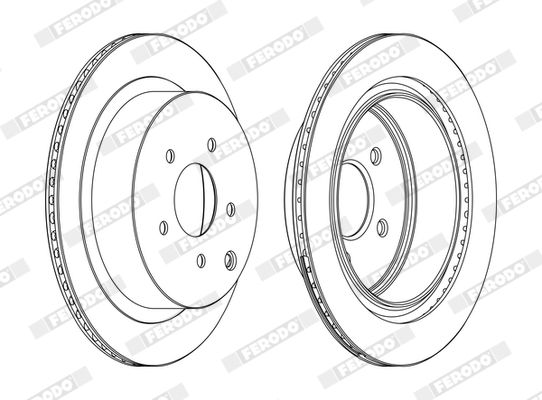 FERODO DDF1506C Brake Disc