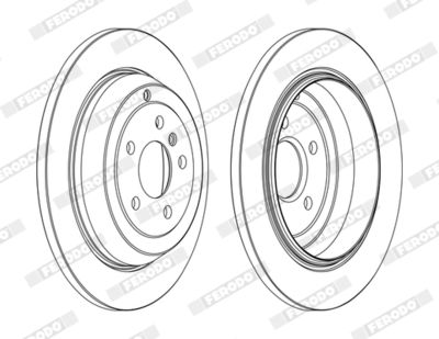 Brake Disc FERODO DDF1530C