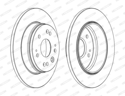Brake Disc FERODO DDF1540C