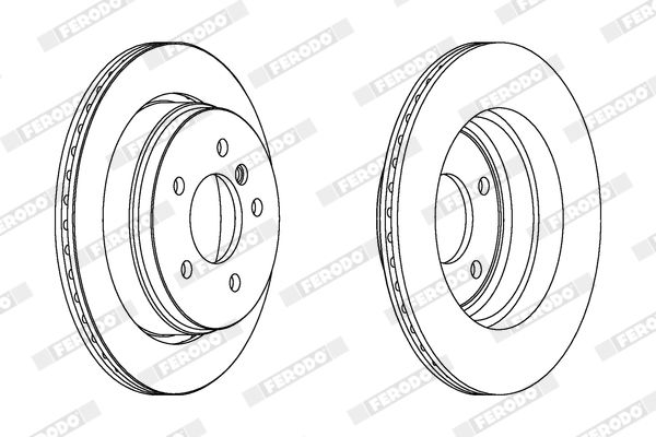 FERODO DDF1581 Brake Disc