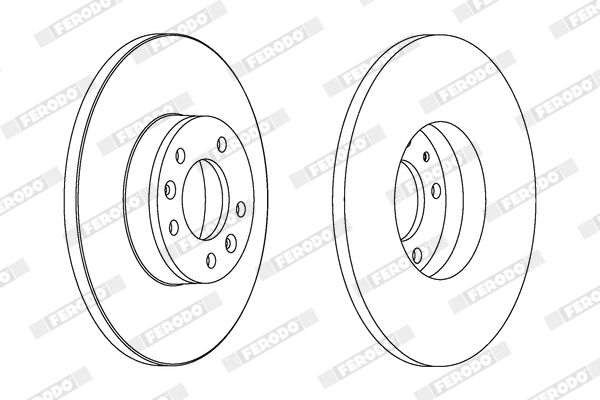 FERODO DDF1602C Brake Disc