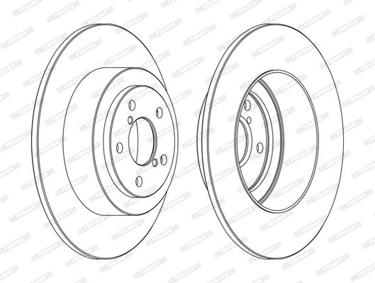FERODO DDF1647C Brake Disc