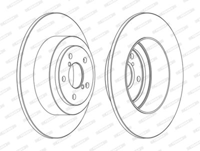 Brake Disc FERODO DDF1647C
