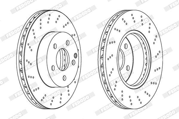 FERODO DDF1693C Brake Disc